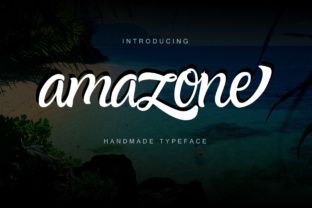 Amazone Script Font for Handmade Labels