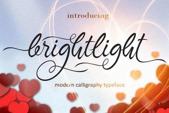 Brightlight Font Review: Elegant Script for Brand Identity
