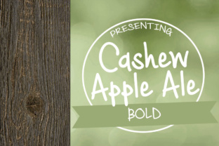 Cashew Apple Ale Bold Font for Small Business Branding