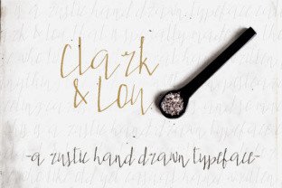 Clark Lou Font: A Rustic Typeface for Small Business Branding