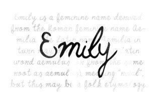 Emily Font: Elevating Web Design with Script Typography