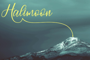 Halimoon Script Font for Modern Web Design