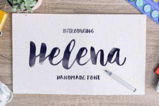 Helena Font: Handmade Script for Crafters and Sellers