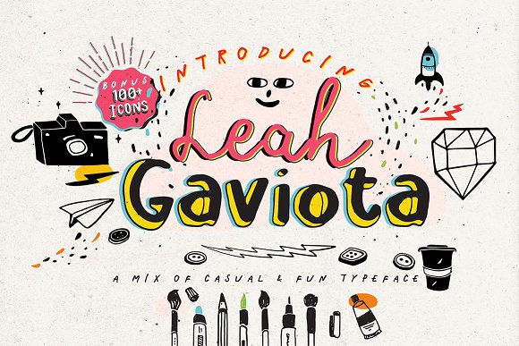 Leah Gaviota Script: A Typeface for Editorial Warmth