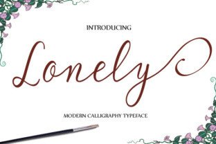 Lonely Font: Elevating Editorial Design with Modern Script