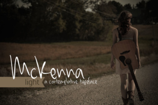 McKenna Light Font: A Handwritten Script for Business Branding