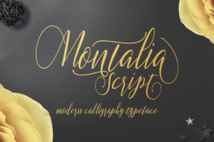 Montalia Script Font for Handmade Products