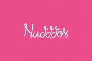 Nudddos Font: Handmade Script for Crafters