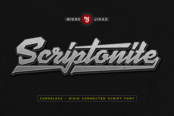 Scriptonite Font: Bold Editorial Typography