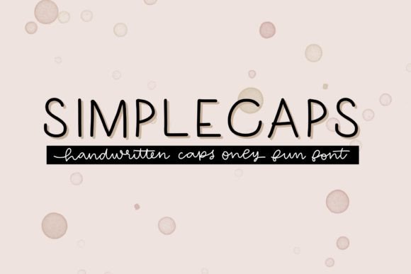 Simplecaps Font: A Web Designer’s Layout Test