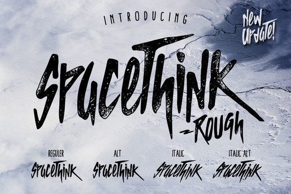 Spacethink Font: Adding Raw Energy to Editorial Design