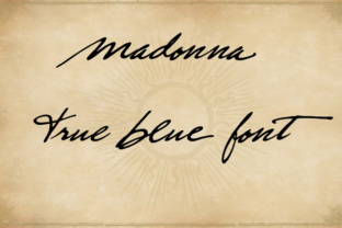 True Blue Font: A Stylish Script for Retro Branding